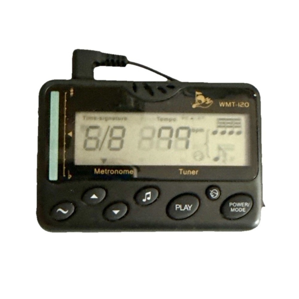 Cherub‎ WMT-120 Metronome/Tuner/Tone Generator BLACK W/Earpiece Tested
